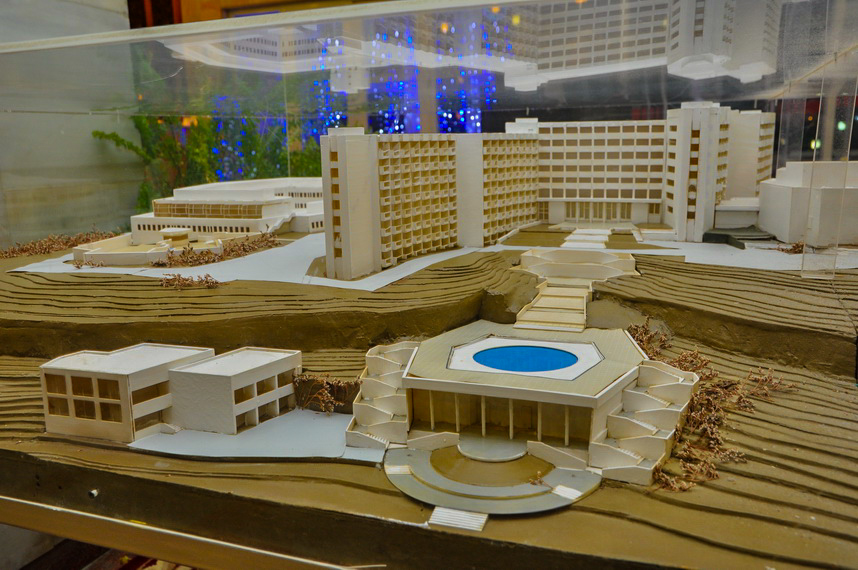 Макет санатория Джинал в городе Кисловодске - фотография