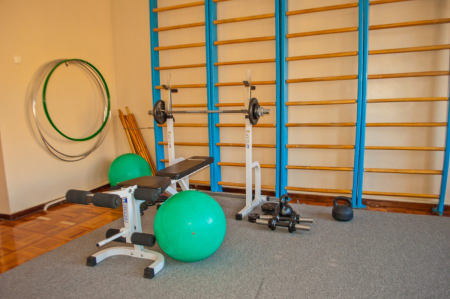 Гимнастический зал в санатории Джинал в городе Кисловодске - фотография