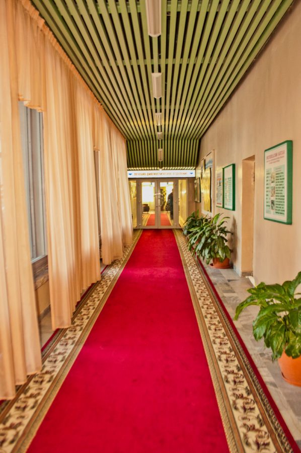 Коридор в санатории Джинал в городе Кисловодске - фотография