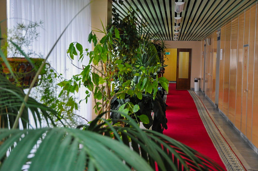 Коридор в санатории Джинал в городе Кисловодске - фотография