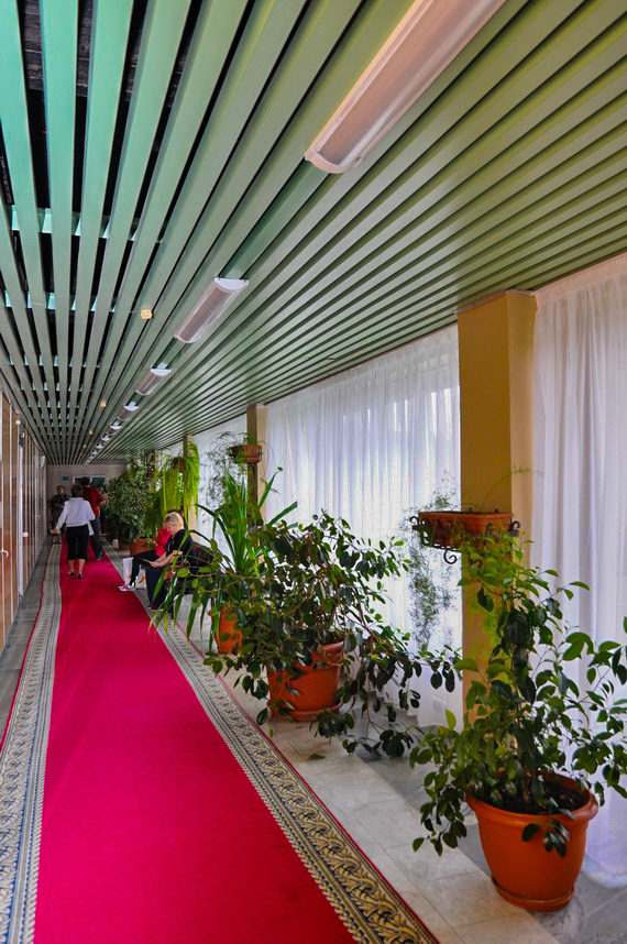 Коридор в санатории Джинал в городе Кисловодске - фотография