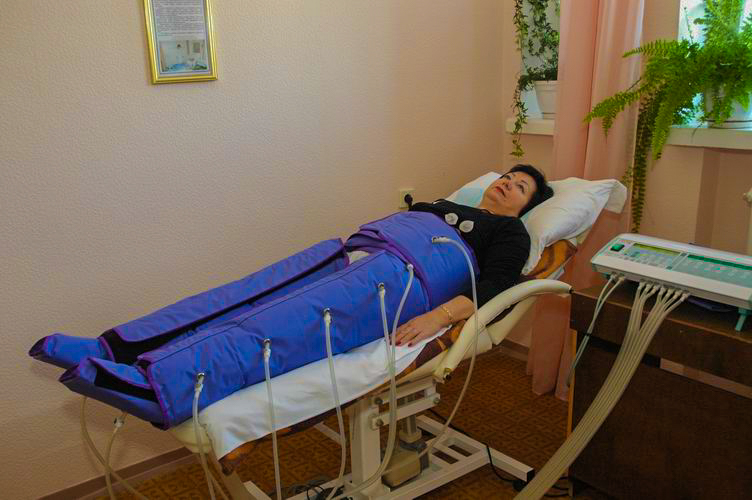 Лимфопрессотерапия в санатории Джинал в городе Кисловодске - фотография