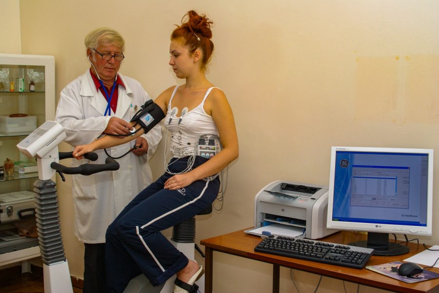 Велоэргометрия в санатории Джинал в городе Кисловодске - фотография