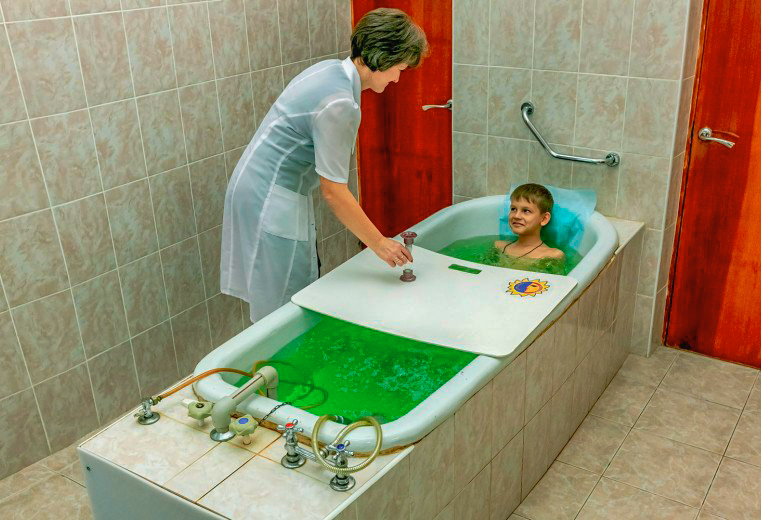 Хвойно жемчужные ванны в санатории Джинал в городе Кисловодске - фотография