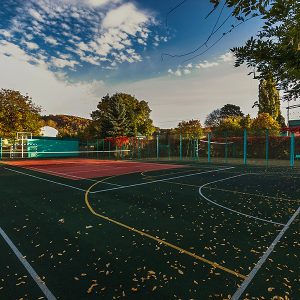 Спортивная площадка в санатории Джинал в городе Кисловодске - фотография