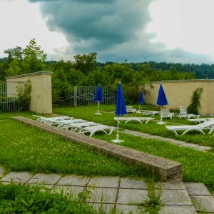 Летний солярий в санатории Джинал в городе Кисловодске - фотография