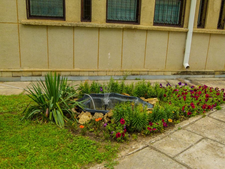 Территория в санатории Джинал в городе Кисловодске - фотография