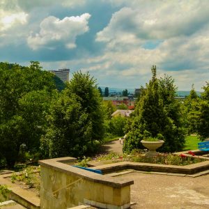 Территория в санатории Джинал в городе Кисловодске - фотография