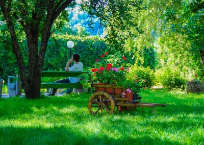 Территория в санатории Джинал в городе Кисловодске - фотография