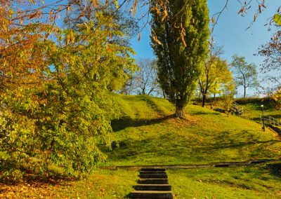Территория в санатории Джинал в городе Кисловодске - фотография