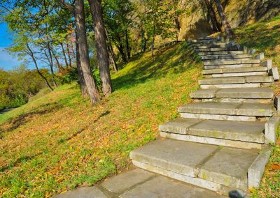 Территория в санатории Джинал в городе Кисловодске - фотография