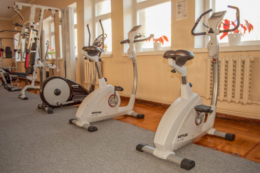 Тренажерный зал в санатории Джинал в городе Кисловодске - фотография