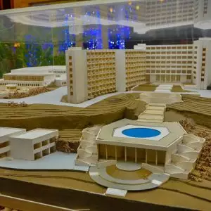 Макет санатория Джинал в городе Кисловодске - фотография