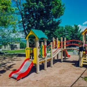 Детская площадка в санатории Джинал в городе Кисловодске - фотография