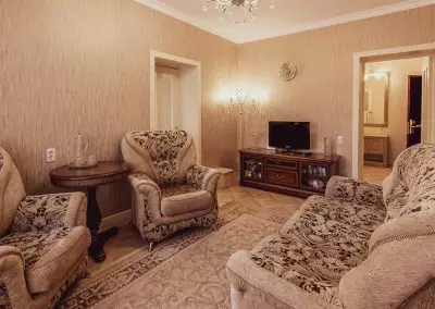 Номер двухместный двухкомнатный дабл премиум в санатории Джинал в городе Кисловодске - фотография