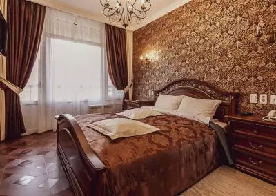 Номер двухместный двухкомнатный дабл премиум в санатории Джинал в городе Кисловодске - фотография