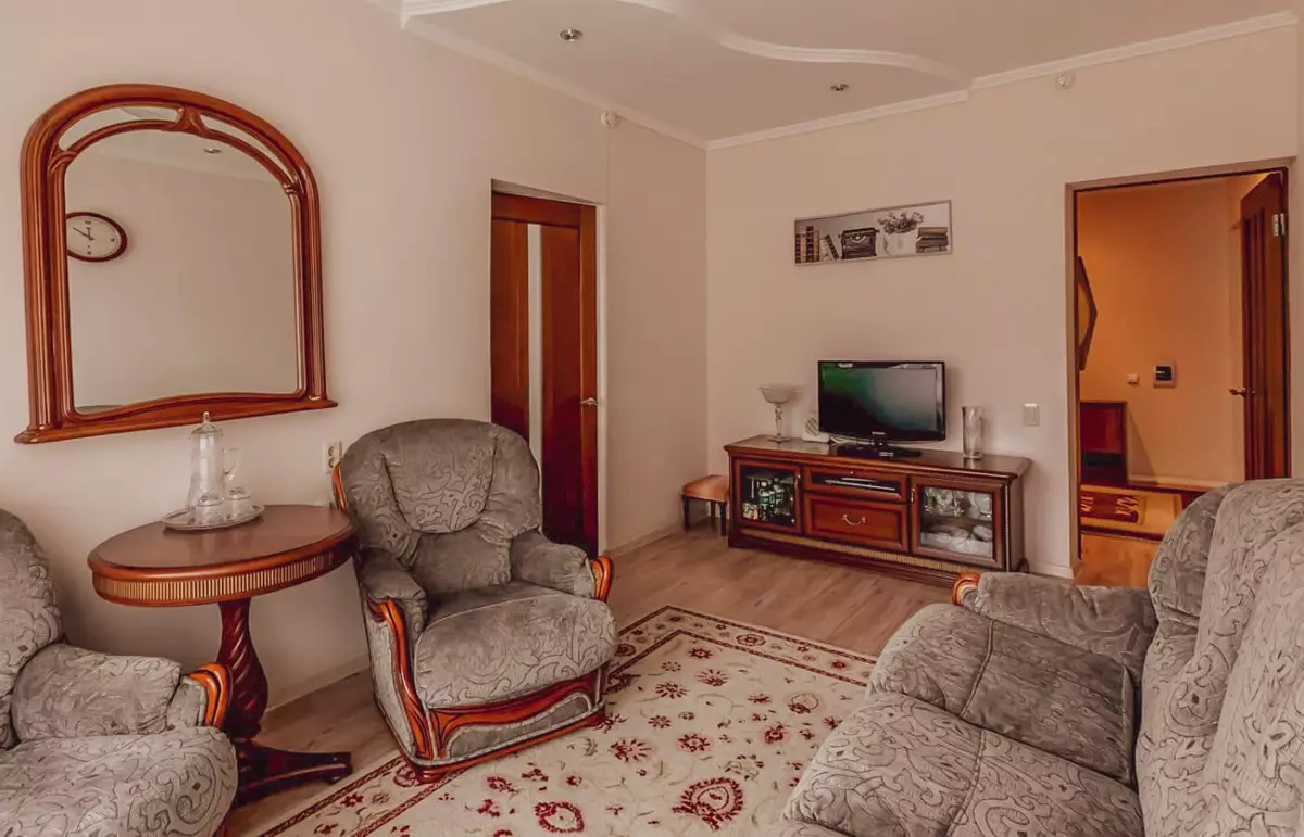 Номер двухместный двухкомнатный дабл премиум в санатории Джинал в городе Кисловодске - фотография