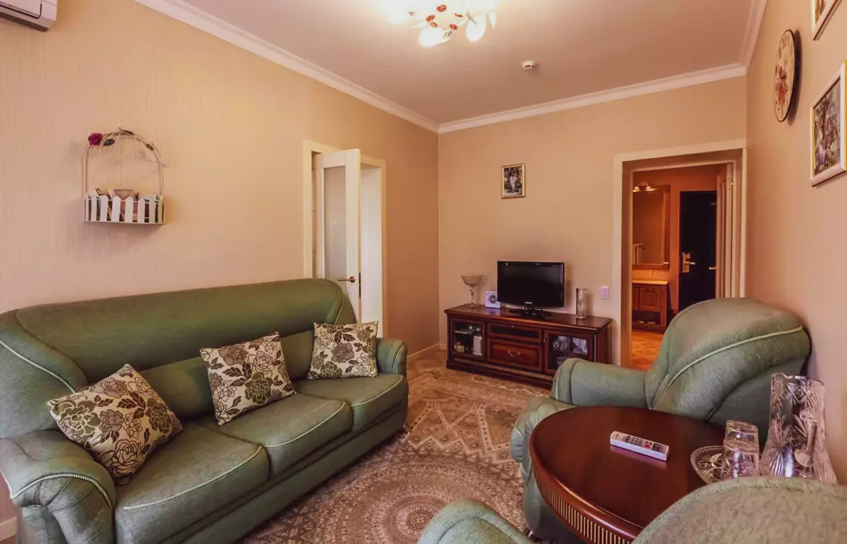 Номер двухместный двухкомнатный дабл премиум в санатории Джинал в городе Кисловодске - фотография